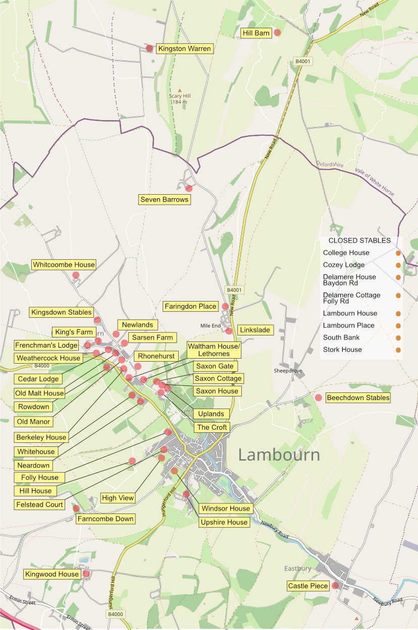 Lambourn Map